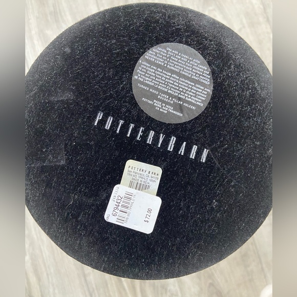 *HOST PICK* 2 POTTERY BARN Candle Holders  🕯️🕯️Fruitwood - Picture 11 of 14